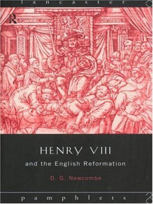 cover image of Henry VIII and the English reformation